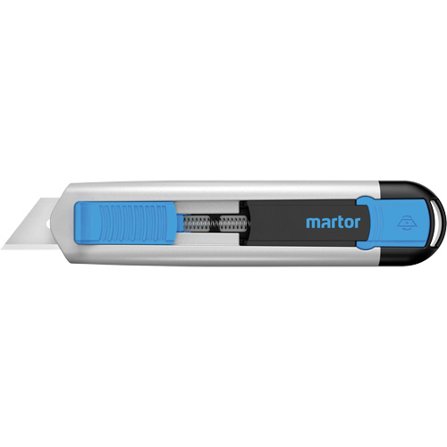 SECUNORM 525 Retractable Knife with Trapezoid Blade No. 99, 21 mm, Heavy-Duty, Aluminum Handle Distribution Élite MP