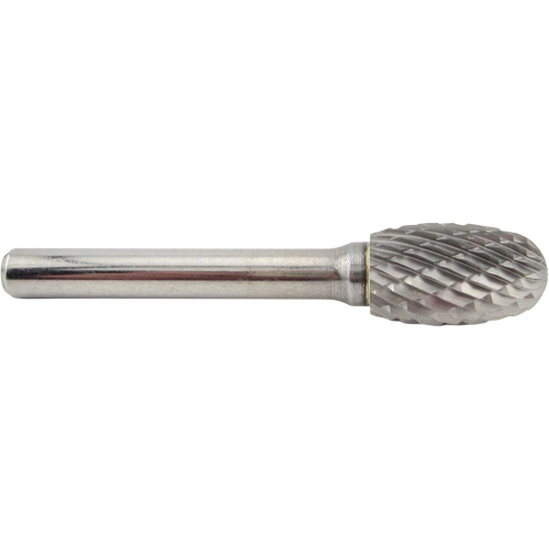 Oval Shape Carbide Shipyard Bur, SE-5, 1/2" Dia., 1/4" Shank, 7/8" Depth of Cut Distribution Élite MP