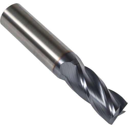S234 30° Square End Mill, 1/16" Dia., 1-1/2" L, 4 Flutes, 1/8" Shank, Carbide Distribution Élite MP