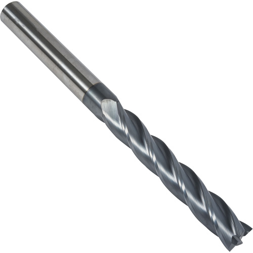 S237 30° Extra Long Square End Mill, 1/8" Dia., 3" L, 4 Flutes, 1/8" Shank, Carbide Distribution Élite MP