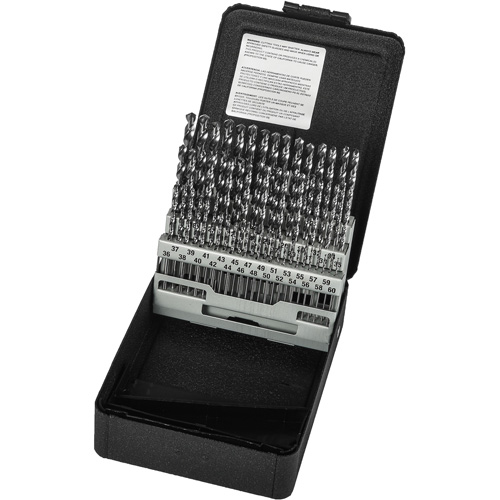 Jeu de forets s&eacute;rie courte combin&eacute;s robustes, 60 morceaux, Acier rapide Distribution Élite MP