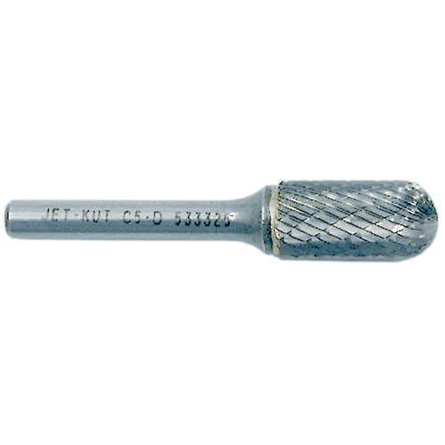 JET-KUT Round Nose Shape Bur, 1/4" Dia., 5/8" Depth of Cut Distribution Élite MP