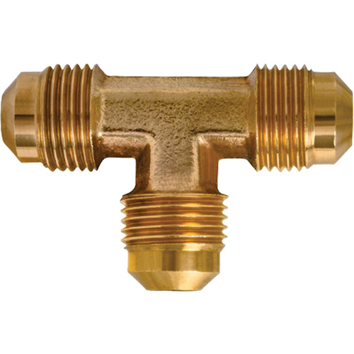 Flare Tee Forged-tube On 3 Ends, 3/8" x 3/8" x 1/4" Distribution Élite MP