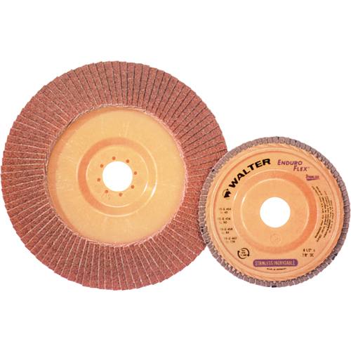 Disque &agrave; lamelles Stainless Enduro-Flex, 4-1/2" x 7/8", Type 27, Grain 40, Alumine de zirconium Distribution Élite MP