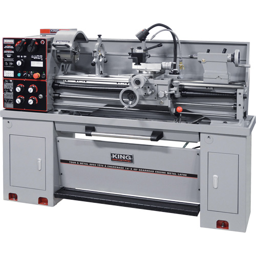 Gearhead Metal Lathes, 75" L x 32" W x 53" H Distribution Élite MP