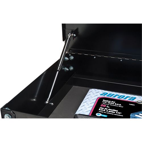 Utility Cart, 4 Drawers, 18" L x 33" W x 39" H, Black Distribution Élite MP