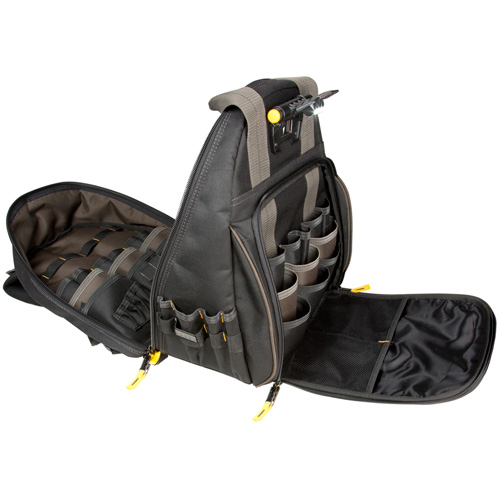 Techgear 53-Pocket Tool Backpack, 16" L x 13-1/4" W, Black, Polyester Distribution Élite MP