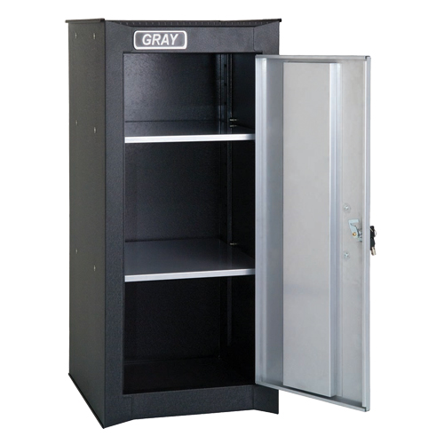 Side Rider Cabinet, 2 Drawers, 14-3/4" W x 18" D x 33-3/4" H, Black Distribution Élite MP