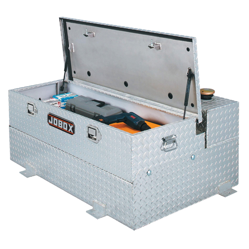 Aluminum Fuel Transfer Tank & Chest, Aluminum, 74 gal. Capacity, Silver Distribution Élite MP
