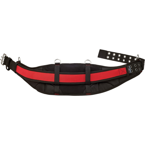 Padded Work Belt, Nylon, Black/Red Distribution Élite MP
