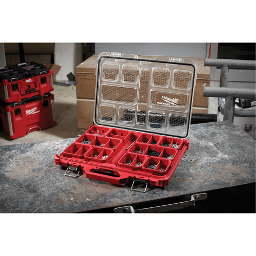 Organisateur profil&eacute; Packout, 19-3/4" x 16-2/5" x 2-1/2", Noir/Rouge Distribution Élite MP