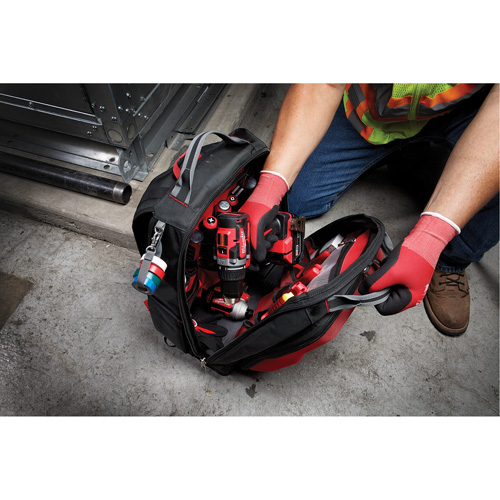 Sac &agrave; dos Packout, 15-3/4" lo x 11-4/5" la, Noir/Rouge, Balistique Distribution Élite MP