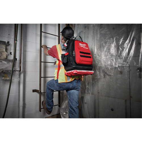 Sac &agrave; dos Packout, 15-3/4" lo x 11-4/5" la, Noir/Rouge, Balistique Distribution Élite MP
