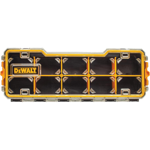Organisateur avec compartiments PRO, 6-5/8" la x 17-5/8" p x 2-7/8" h, Noir/Jaune Distribution Élite MP