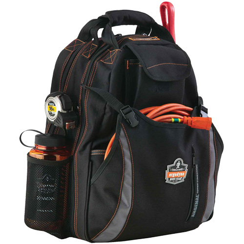 Sac &agrave; dos pour outils 5843 Arsenal, 13-1/2" lo x 8-1/2" la, Noir, Polyester Distribution Élite MP
