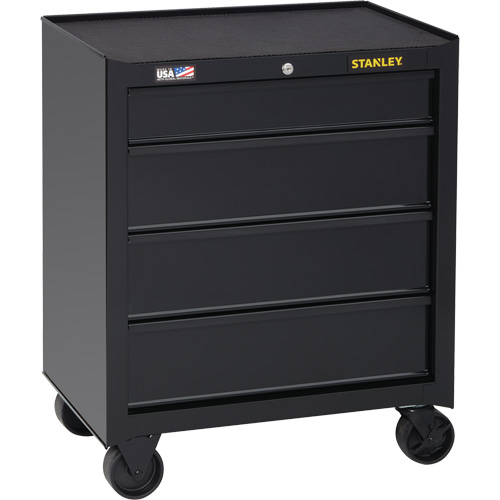 100 Series Rolling Tool Chest, 4 Drawers, 26-1/2" W x 18" D x 32" H, Black Distribution Élite MP