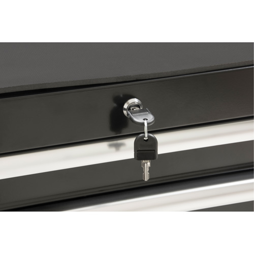 Industrial Tool Cart, 7 Drawers, 27" W x 18-3/4" D x 39" H, Black Distribution Élite MP