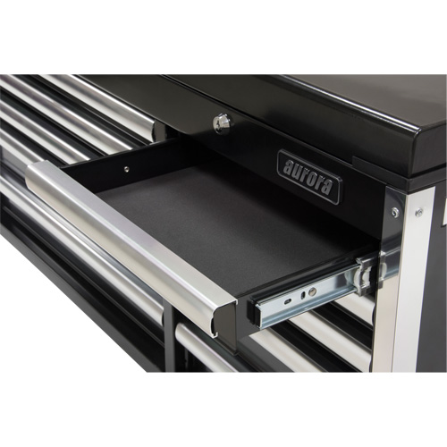 Industrial Tool Chest, 41" W, 10 Drawers, Black Distribution Élite MP