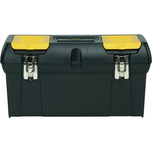 2000 Series Tool Box with Tray, 24" W x 11-1/4" D x 11" H, Black/Yellow Distribution Élite MP