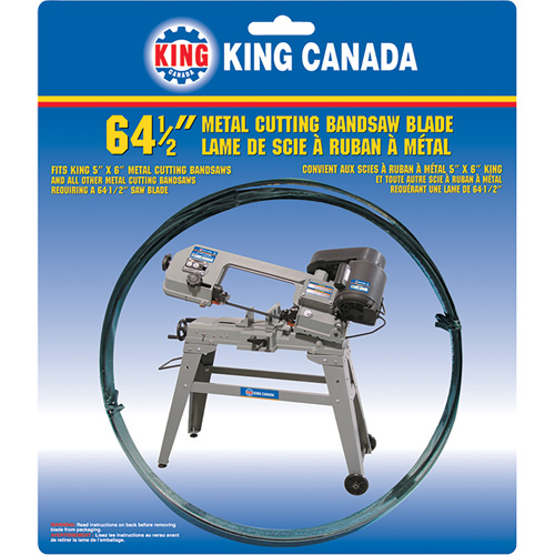 General Purpose Band Saw Blade, Bi-Metal, 64-1/2" L x 1/2" W x 0.025" Thick, 10 TPI Distribution Élite MP