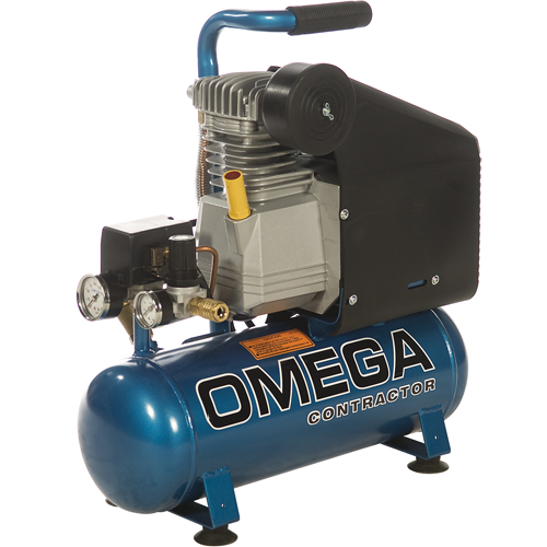Compresseurs portatifs s&eacute;rie pour entrepreneurs - Lubrification &agrave; l'huile, entraînement direct, &eacute;lectrique, 2,6 gal. (3,2 gal. US), 125 PSI, 115/1 V Distribution Élite MP