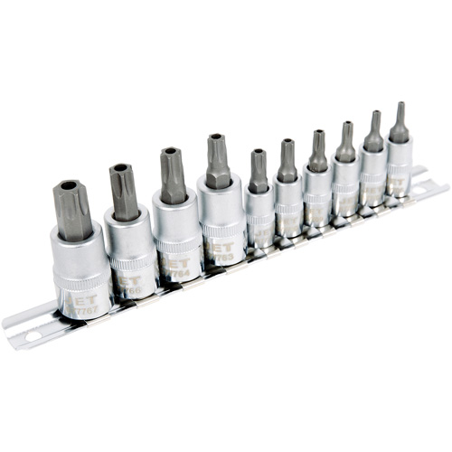 SS1438-10TB 10-Piece 1/4" & 3/8" Drive Tamperproof TORX&reg; Bit Socket Set Distribution Élite MP