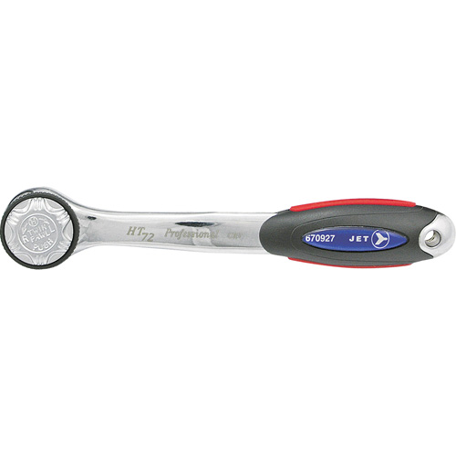 HT-1472 72-Tooth Ratchet Wrench, 1/4" Drive, Ergonomic Handle Distribution Élite MP