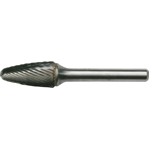 Solid Carbide Burrs - Tree Shape with Ball Nose, SF-51, 6.35 mm Dia., 12.7 mm Depth of Cut Distribution Élite MP