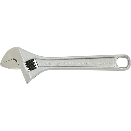 AWP-6 Super Heavy-Duty Professional Adjustable Wrench, 6" L, 15/16" Max Width, Chrome Distribution Élite MP
