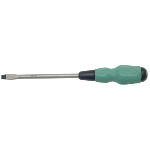 Slot TORQUE DRIVE&reg; Screwdriver, #4 Tip, Round, 4" L, Cushion Grip Handle Distribution Élite MP
