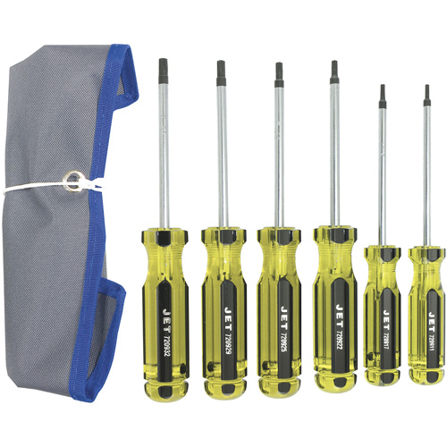 Jeu de tournevis &agrave; manche g&eacute;ante TORX JHTSS-6, 6 Distribution Élite MP