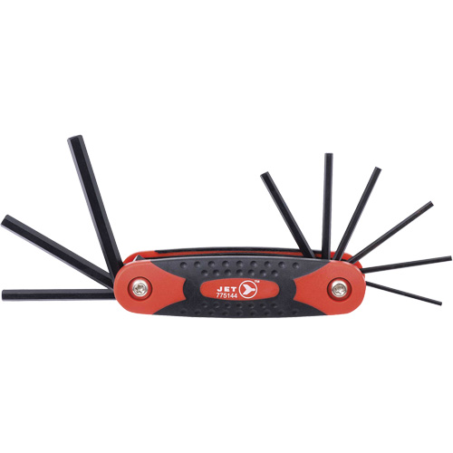 JFHK-9 Folding Hex Key Set, 9 Pcs., Imperial Distribution Élite MP