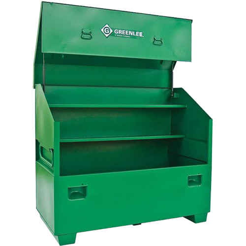 Jobsite Chest, 60" W x 30" D x 48" H, Green Distribution Élite MP