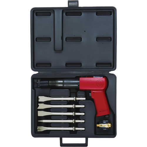 Ensemble de marteau pneumatique de s&eacute;rie lourde, 25 pi³/min, 1/4", 2300 coups/min, 3/4" x 3-1/2" (19 mm x 89 mm) Distribution Élite MP