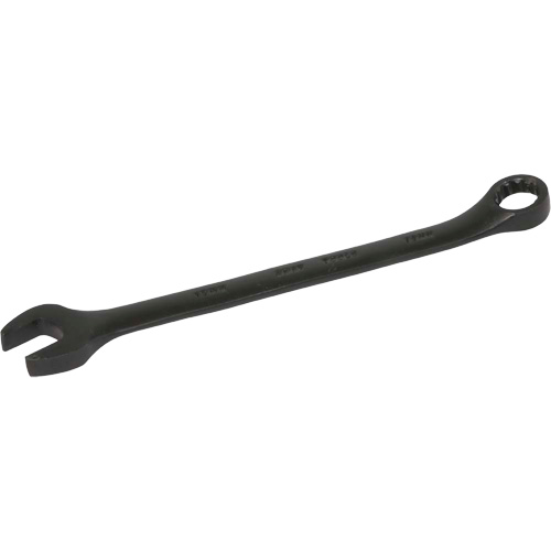 Cl&eacute; mixte &agrave; tige plate, 12 pans, 12 mm, Fini Oxyde noir Distribution Élite MP