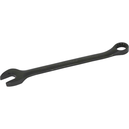 Cl&eacute; mixte &agrave; tige plate, 12 pans, 14 mm, Fini Oxyde noir Distribution Élite MP