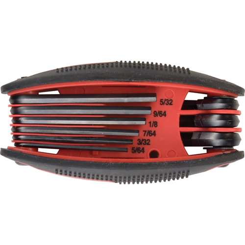 Folding Hex Key Set, 9 Pcs., Imperial Distribution Élite MP