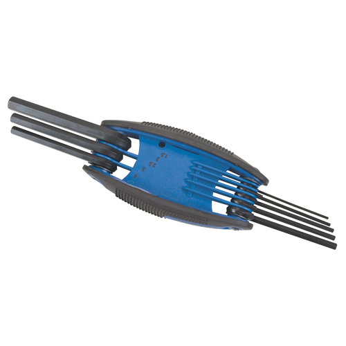 Folding Hex Key Set, 8 Pcs., Metric Distribution Élite MP