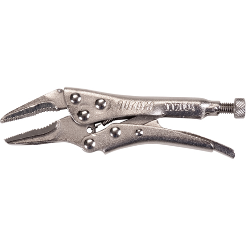 Locking Pliers with Wire Cutter, 4" Length, Long Nose Distribution Élite MP
