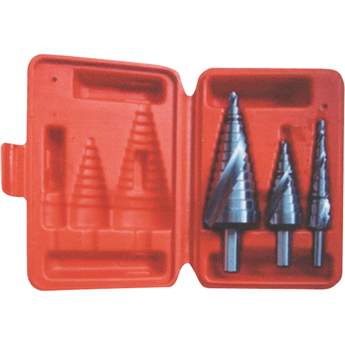 Step Drill Set, 3 Pieces, High Speed Steel Distribution Élite MP
