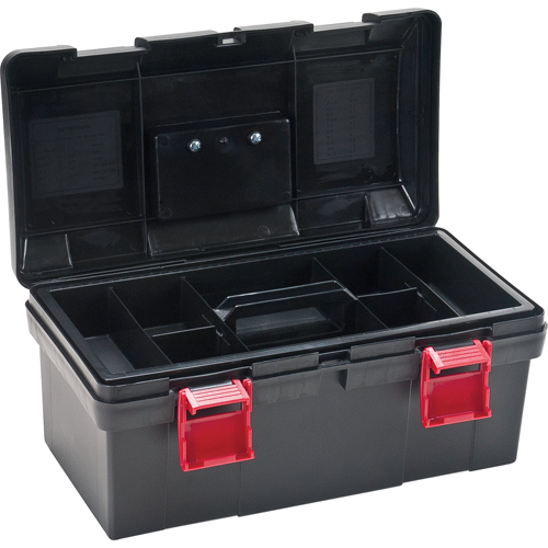 Heavy-Duty Tool Box, 17-1/2" W x 9-1/2" D x 8" H, Black Distribution Élite MP