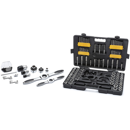 SAE/Metric Ratcheting Tap & Die Set, 114 Pieces Distribution Élite MP