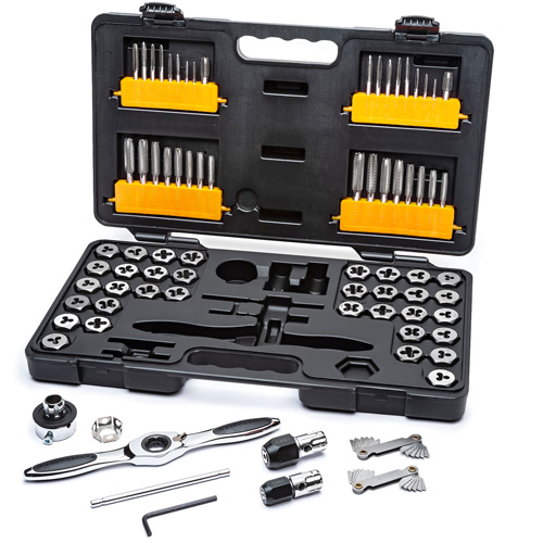 SAE/Metric Ratcheting Tap & Die Set, 77 Pieces Distribution Élite MP