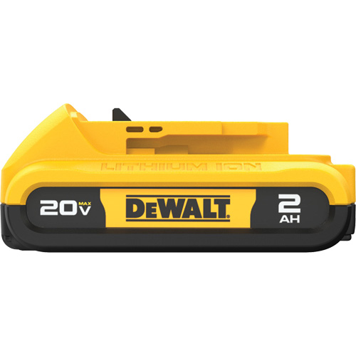 Bloc-piles 20 V Max* Compact XR, Lithium-ion, 20 V, 2 A Distribution Élite MP