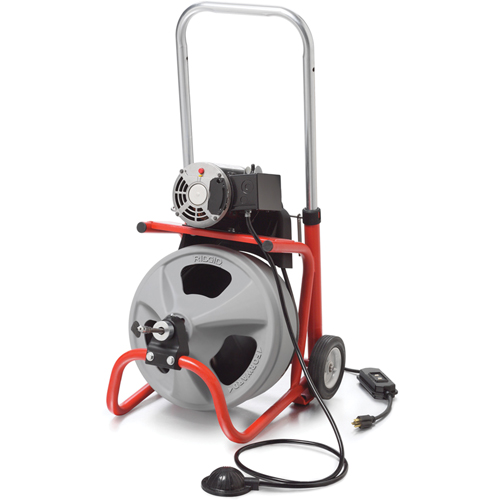 K-400 Drain Cleaning Machine with C-31 IW Cable, Electric, 3/8" Distribution Élite MP