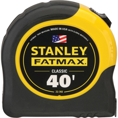 Ruban &agrave; mesurer FatMax avec rev&ecirc;tement BladeArmour, 1-1/4" x 40', Marques de goujon Imp&eacute;rial Distribution Élite MP