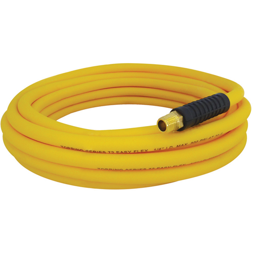 Easyflex Premium Hoses with Fittings, Air/Water, Technopolymer, 1/4" dia. x 25', 300 psi, 1/4 NPT Distribution Élite MP