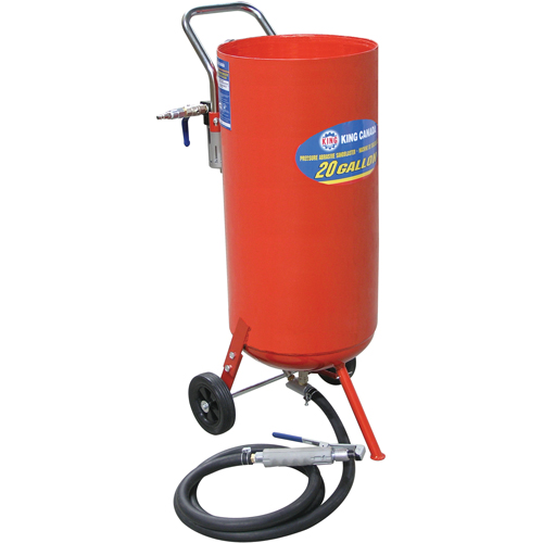 Machines de sablage &agrave; jet, 6-25 pi³/min, R&eacute;servoir de 16,6 gal. (20 gal. US) Distribution Élite MP