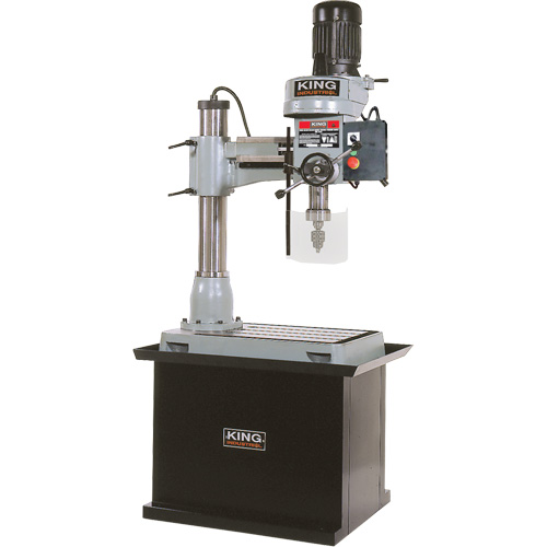 Radial Drilling Machine with Stand, 1/2" Chuck, 5 Speed(s), 19-5/8" W x 21-5/8" L, #3 Morse Distribution Élite MP