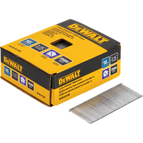 16 Gauge Straight Finish Nails Distribution Élite MP